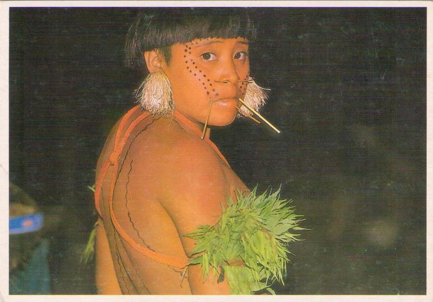 Yanomami Indian woman (Brazil)
