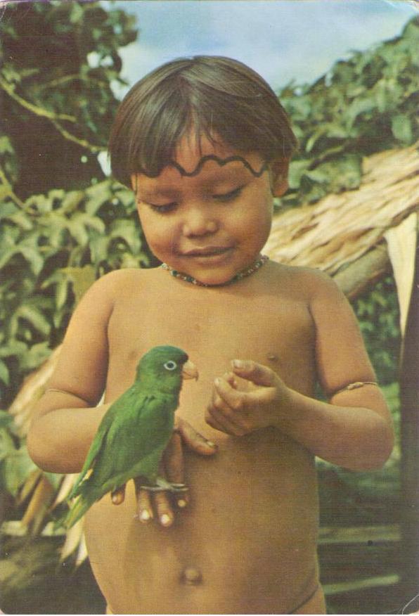 Rio Marauia – Alto Rio Negro – Amazonas, Uiaka boy of Pukimabueteri Tribe (Brazil)