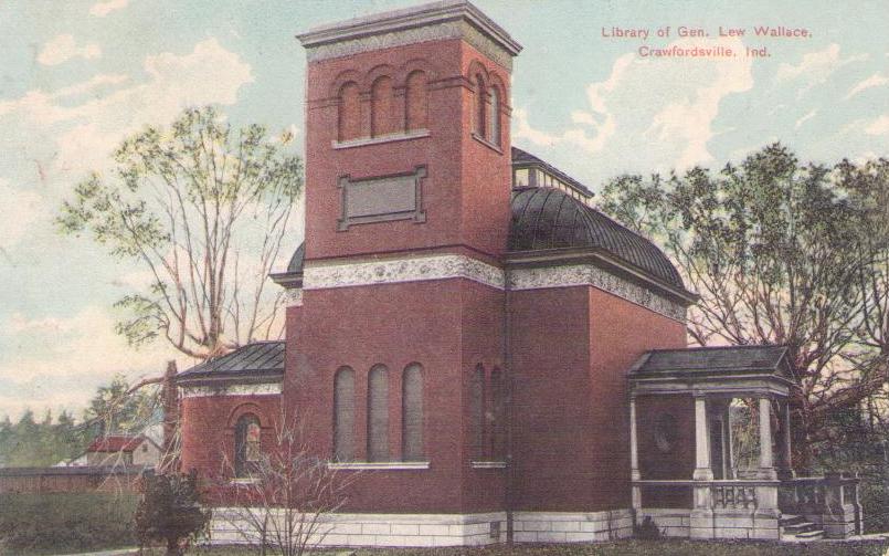 Library of Gen. Lew Wallace, Crawfordsville (Indiana, USA)