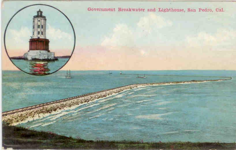 Government Breakwater and Lighthouse, San Pedro (California)