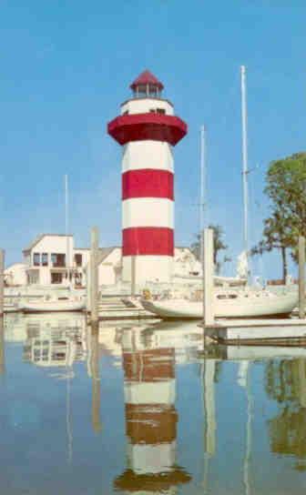 Hilton Head Island, Sea Pines Plantation, Harbour Town Lighthouse (South Carolina, USA)