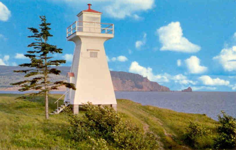 Colchester County, Five Islands, Sandy Beach Lighthouse (Nova Scotia, Canada)