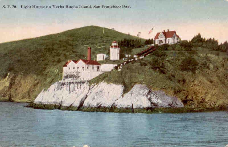 Light House on Yerba Buena Island, San Francisco Bay (California)