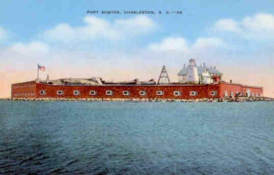 Fort Sumter, Charleston (South Carolina, USA)