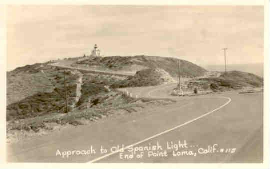 Approach to Old Spanish Light … End of Point Loma (California)
