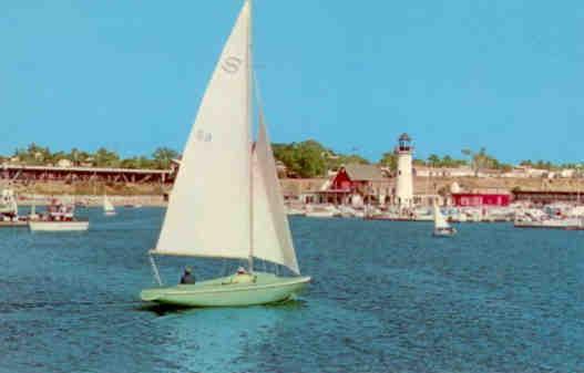 Yacht Harbor and lighthouse, Oceanside (California)