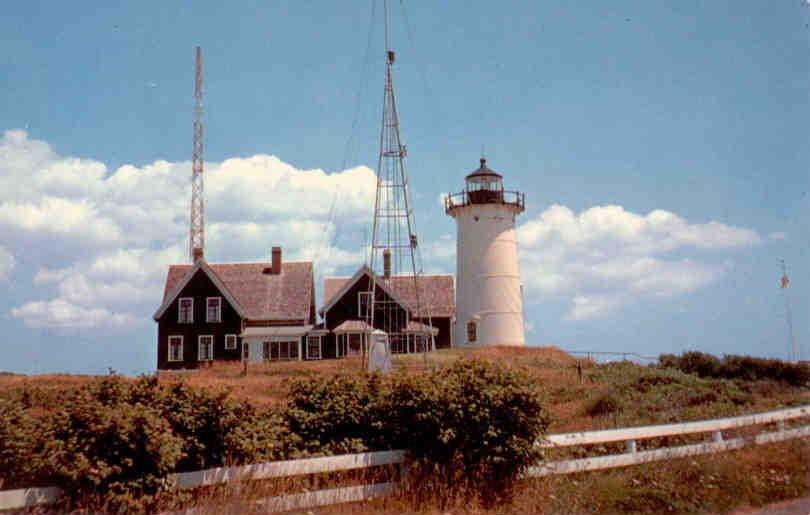 Cape Cod, Coast Guard Lighthouse at Woods Hole (Massachusetts, USA)