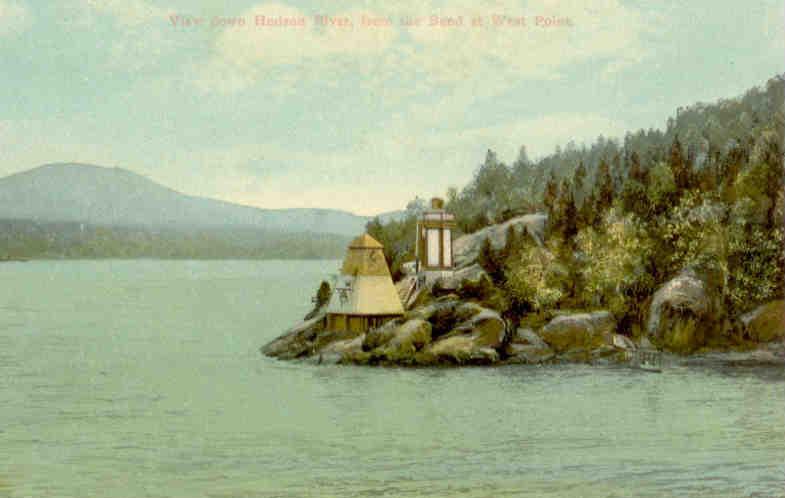 View down Hudson River from the Bend at West Point (no bottom margin) (New York)