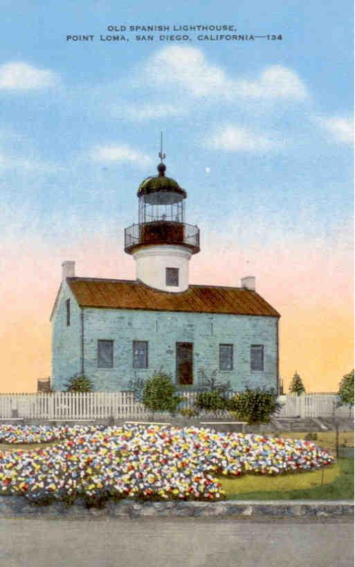 San Diego, Point Loma, Old Spanish Lighthouse (California)