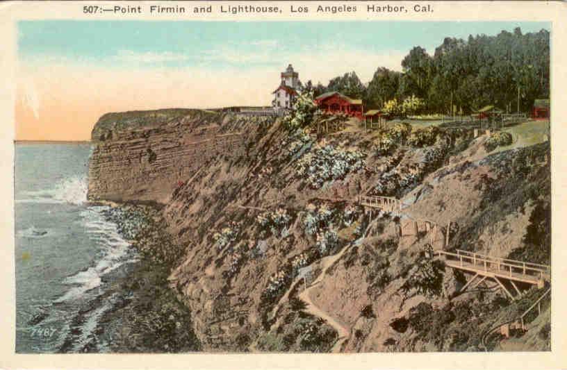 Los Angeles Harbor, Point Firmin (sic) and Lighthouse