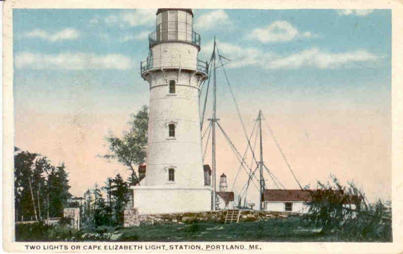 Portland, Two Lights or Cape Elizabeth Light Station (Maine)