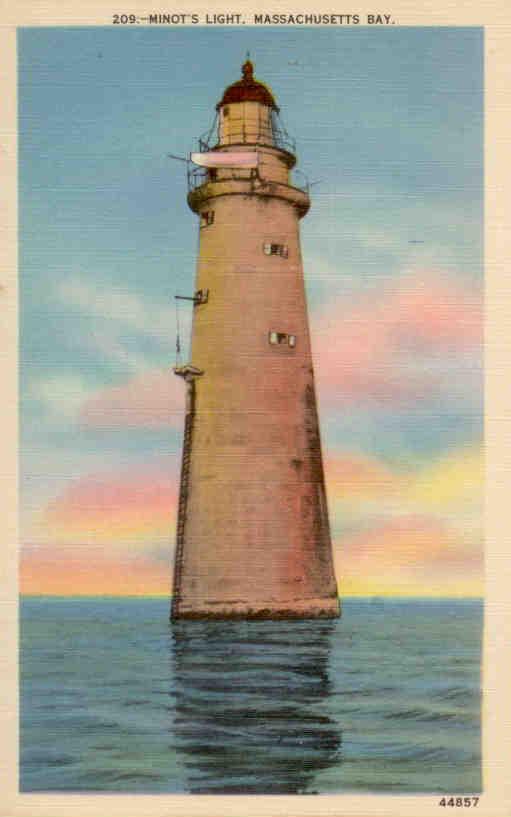 Massachusetts Bay, Minot’s (Ledge) Light (USA)