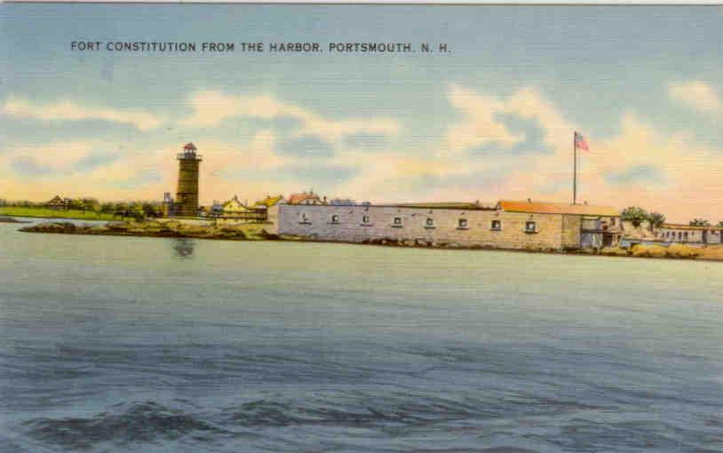 Fort Constitution from the Harbor, Portsmouth (New Hampshire)