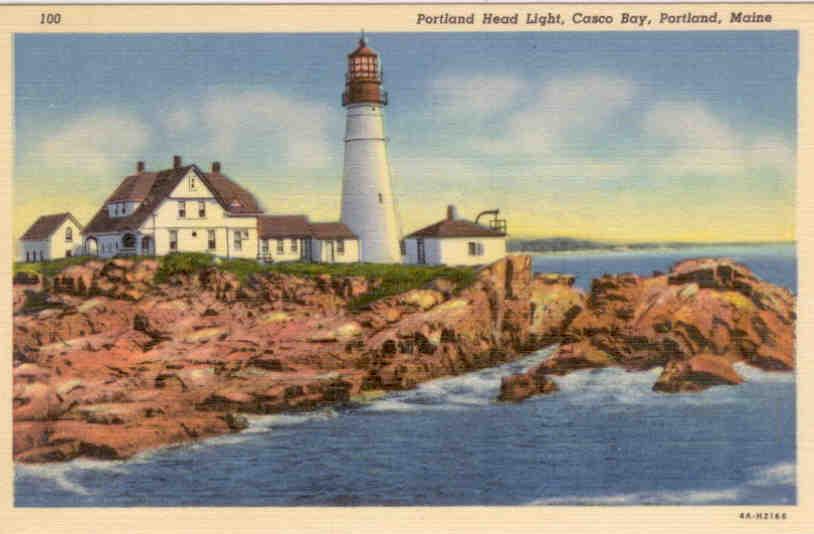 Portland Head Light, Casco Bay, Portland (Maine, USA)