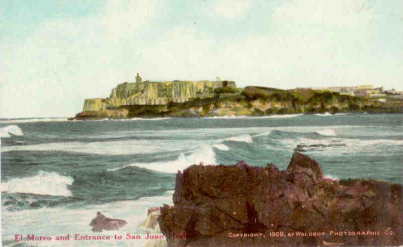 El Morro and Entrance to San Juan Harbor (Puerto Rico)