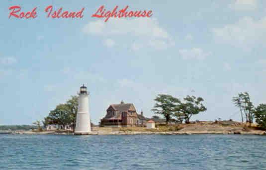 Rock Island Lighthouse, Fishers Landing (New York)