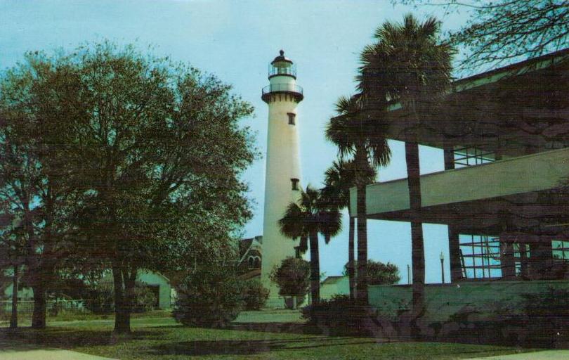 St. Simons Island, Lighthouse and Glynn County Casino (Georgia, USA)