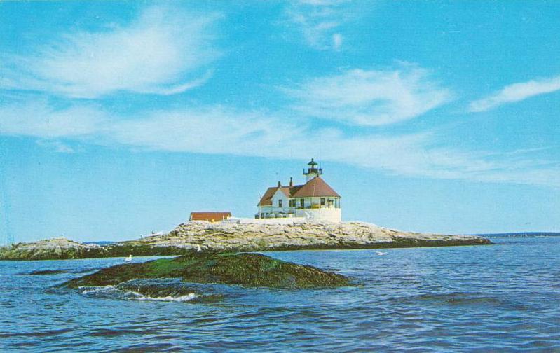 Boothbay Harbor, Cuckolds Lighthouse (Maine, USA)