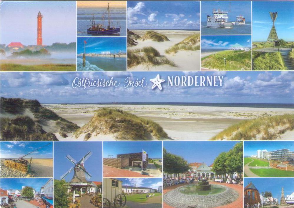 Schöne Grüße von der Insel Norderney (Germany)