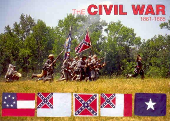 U.S. Civil War, flags of Confederate states