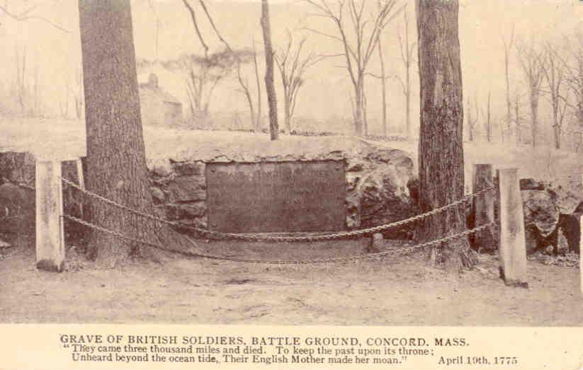 Grave of British Soldiers, Concord (Massachusetts, USA)