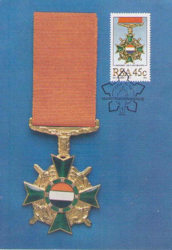 Military Decoration (Maximum Card) (South Africa)
