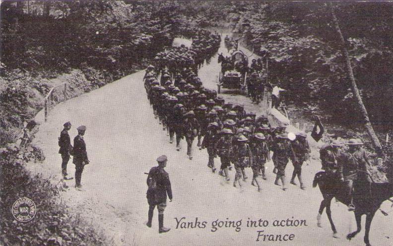 Yanks going into action – France