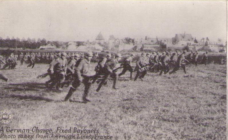 A German Charge, Fixed Bayonets