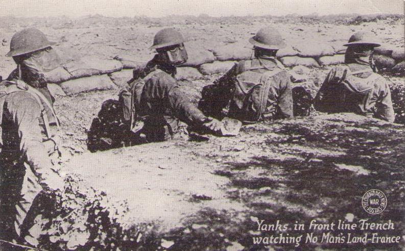 Yanks in front line Trench