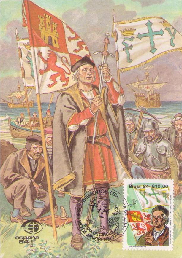 Serie Descobrimentos – Espanha 84 – Cristovao Colombo (Maximum Card) (Brazil)