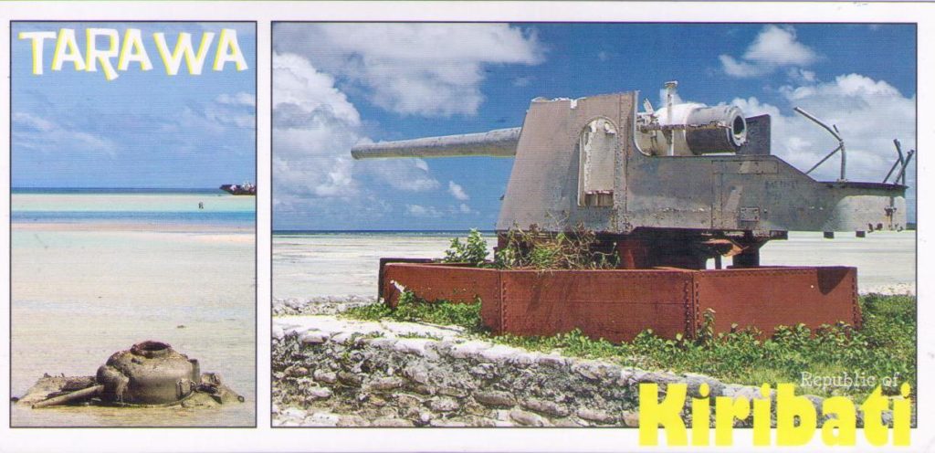 Tarawa, war relics (Kiribati)
