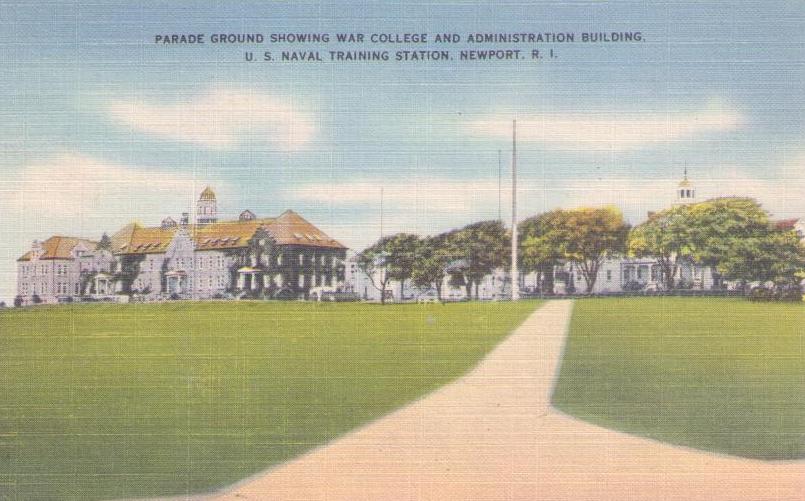 Newport, US Naval Training Station, War College and Administration Building (Rhode Island, USA)