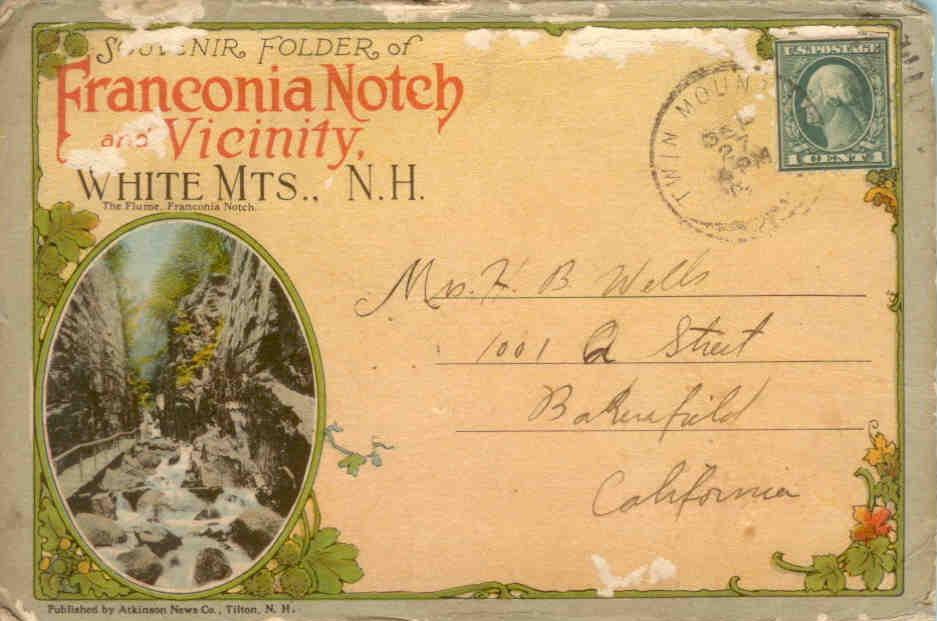 White Mountains, New Hampshire (folder)