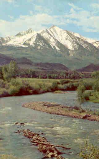 Mount Sopris and Crystal River (Colorado)