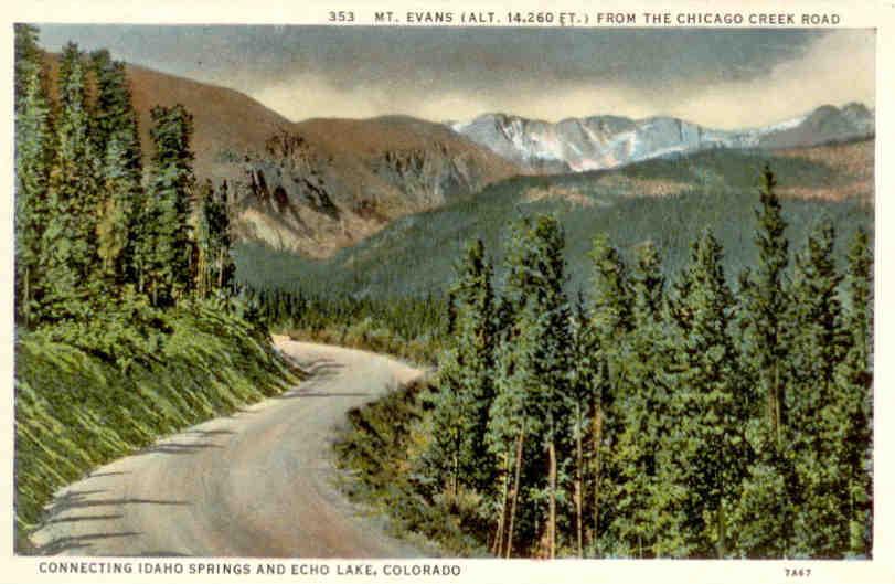 Mt. Evans from Chicago Creek Road (Colorado)