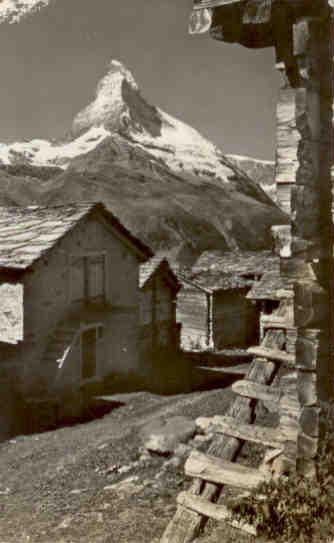 Zermatt, Findeln u. Matterhorn (Switzerland)