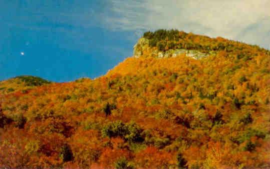Indian Head Rock, Pemigewasset Mountain, Franconia Notch (New Hampshire, USA)