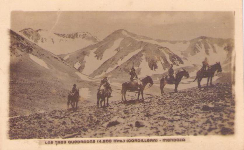 Mendoza, Las Tres Quebradas (Cordillera) (Argentina)