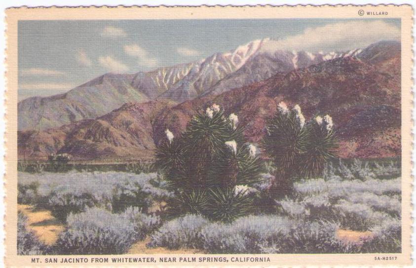 Palm Springs, Mt. San Jacinto from Whitewater (California)