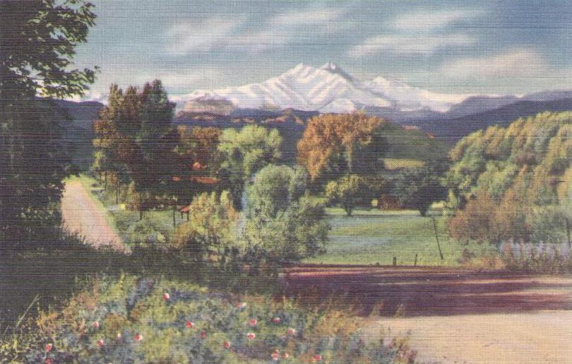 Long’s (sic) Peak and Mt. Meeker (Colorado)