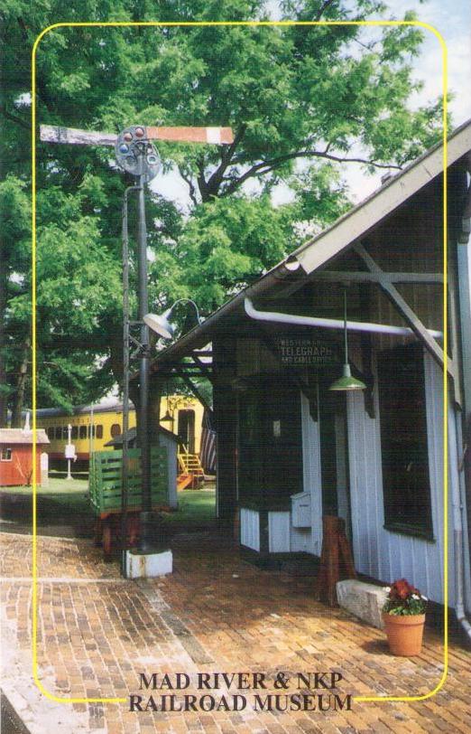 Mad River & NKP Railroad Museum, Wheeling & Lake Erie RR Depot (Bellevue, Ohio)