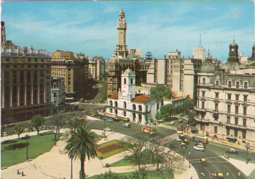 Buenos Aires, Cabildo, Municipalidad y Diagonal (Argentina)