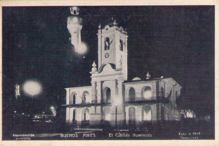 Buenos Aires, El Cabildo Illuminado