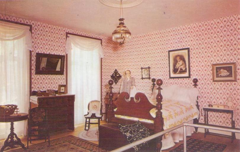 Watertown, Master Bedroom in the Octagon House (Wisconsin, USA)