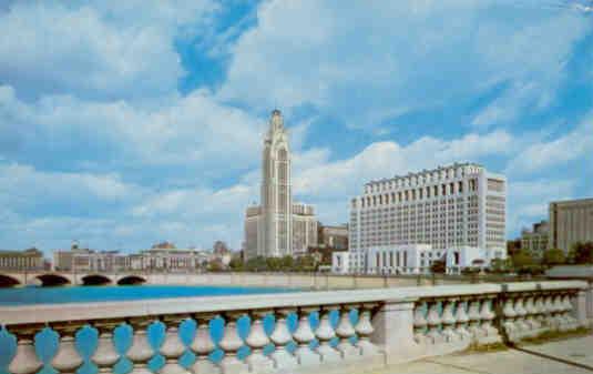 Civic Center with Federal Post Office Building, Columbus (Ohio)