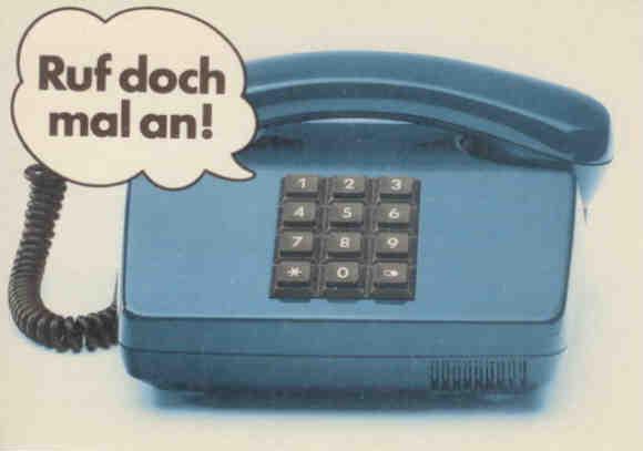Deutsch Bundespost Telekom – Ruf doch mal an! (Germany)