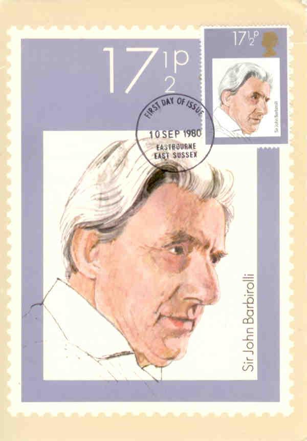 Sir John Barbirolli (England) (Maximum Card)