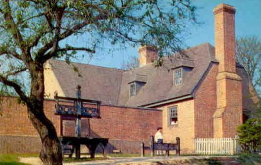 The Public Gaol, Williamsburg (Virginia)