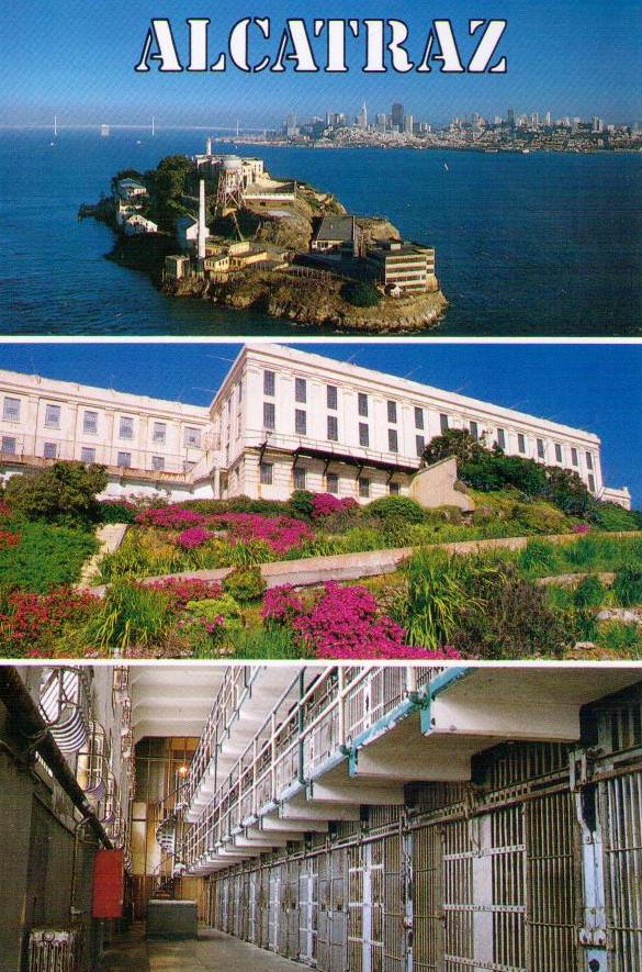 San Francisco, Alcatraz, multiple views