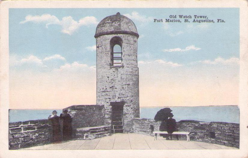 St. Augustine, Old Watch Tower, Fort Marion (Florida)